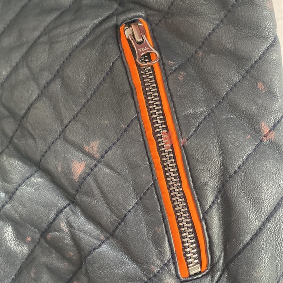 (A54) Samantha Sipos Reversible Puffer Jacket Hooded Chevron Zip Up, Size Small - Picture 12 of 12